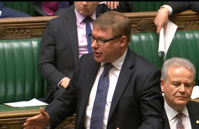 Rayleigh and Wickford MP Mark Francois standing up for the rights of British fishermen at Prime Minister’s Questions in the House of Commons