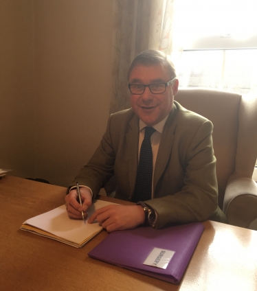 Rayleigh and Wickford MP Mark Francois pictured at his milestone 350th constituency surgery at his office in Rayleigh.