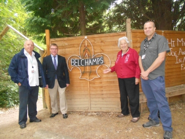 Rayleigh and Wickford MP, Mark Francois, with accompanying guests during his vis